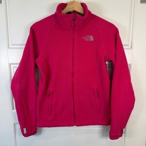 The North Face Women’s TKA 100 Glacier Full Zip Fleece Jacket XS Pink